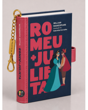Book Charm - Romeu e Julieta - Livro chaveiro: Coleção book charm