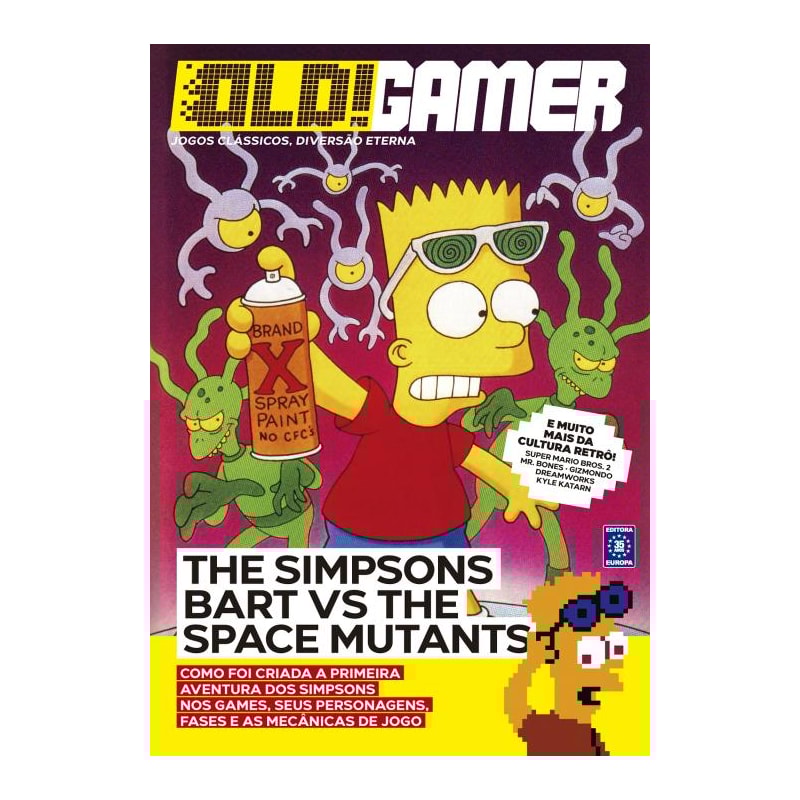 BOOKZINE OLD!GAMER - VOLUME 12: THE SIMPSONS BART VS. THE SPACE MUTANTS