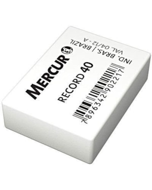 BORRACHA MERCUR BRANCA RECORD 40