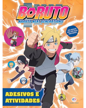 BORUTO - ADESIVOS E ATIVIDADES