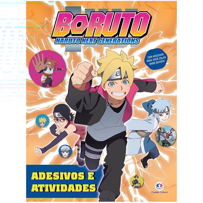 BORUTO - ADESIVOS E ATIVIDADES
