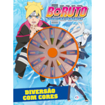 BORUTO - DIVERSÃO COM CORES - GIZ DE CERA