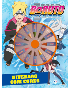 BORUTO - DIVERSÃO COM CORES - GIZ DE CERA