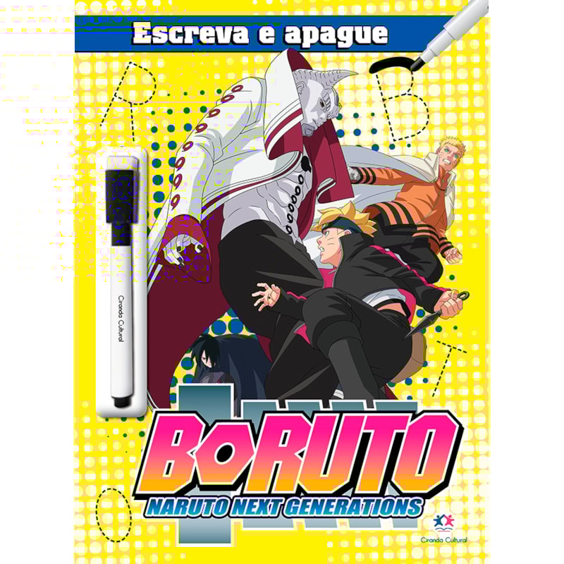 BORUTO - ESCREVA E APAGUE