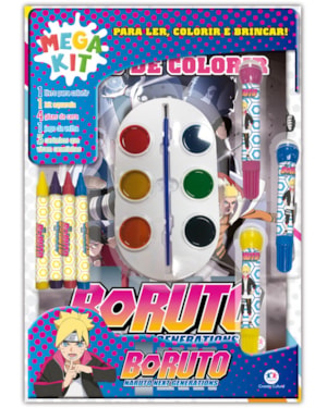 BORUTO - LER, COLORIR E BRINCAR