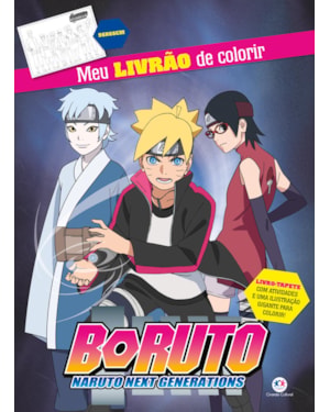 BORUTO - MEU LIVRÃO DE COLORIR