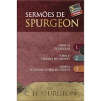 BOX 1 - SERMÕES DE SPURGEON - 3 LIVROS - 3 LIVROS DO PRÍNCIPE DOS PREGADORES