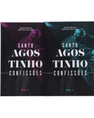 BOX 2 LIVROS - CONFISSÕES DE SANTO AGOSTINHO
