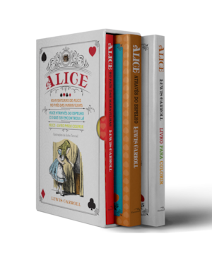 BOX - ALICE NOS PAÍS DAS MARAVILHAS + ALICE ATRAVÉS DO ESPELHO + ALICE PARA COLORIR