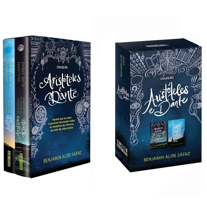 BOX ARISTÓTELES E DANTE: ARISTÓTELES E DANTE DESCOBREM OS SEGREDOS DO UNIVERSO E ARISTÓTELES E DANTE MERGULHAM NAS ÁGUAS DO MUNDO