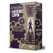 BOX ARSÈNE LUPIN - ARTIMANHAS - + PÔSTER - MARCADOR E SUPLEMENTO DE LEITURA