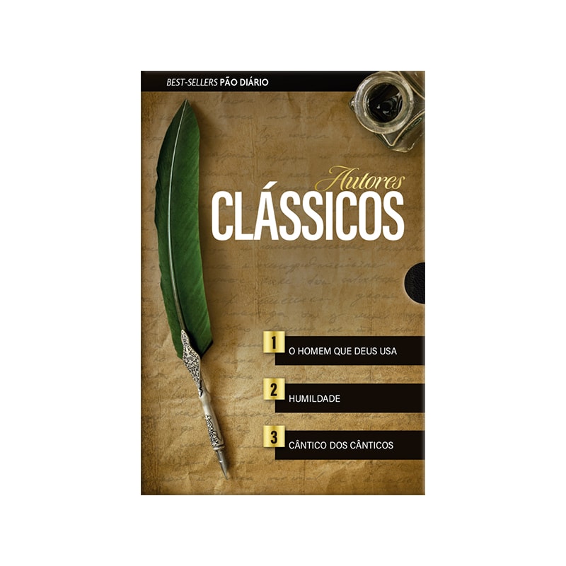 Box - autores clássicos - 3 livros: classicos da literatura crsitã