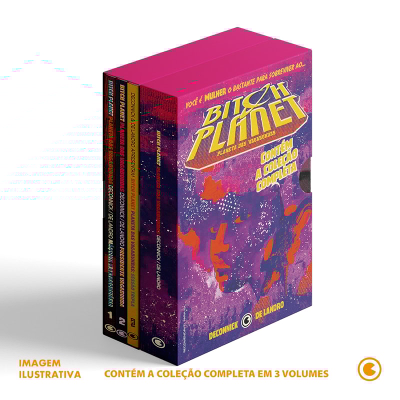 BOX BITCH PLANET - PLANETA DAS VAGABUNDAS: COLEÇÃO COMPLETA