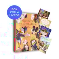 BOX CLÁSSICOS DA LITERATURA DISNEY COM 4 LIVROS