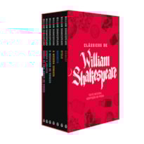 BOX CLÁSSICOS DE WILLIAM SHAKESPEARE - COM 7 MARCADORES DE PÁGINAS