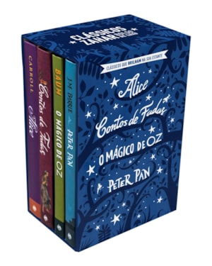 BOX CLÁSSICOS QUE BRILHAM NO ESCURO: ALICE, CONTOS DE FADAS, O MÁGICO DE OZ E PETER PAN