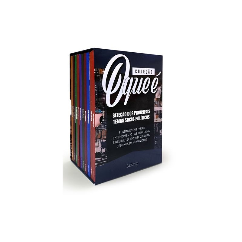 BOX COLEÇÃO O QUE É-10 VOLUMES