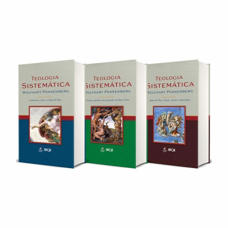 BOX COM 3 LIVROS TEOLOGIA SISTEMÁTICA - WOLFHART PANNENBERG