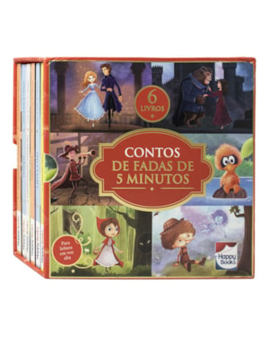 BOX Contos de fadas de 5 minutos C/6 LIVROS SORT. (6 Títulos)
