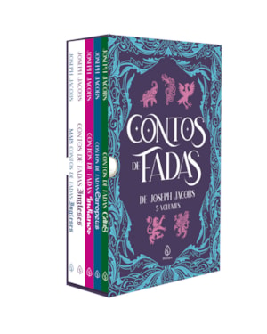 BOX CONTOS DE FADAS DE JOSEPH JACOBS COM 5 MARCADORES DE PÁGINAS