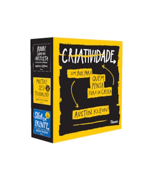 BOX CRIATIVIDADE: DE AUSTIN KLEON (ROUBE COMO UM ARTISTA, MOSTRE SEU TRABALHO!, SIGA EM FRENTE)