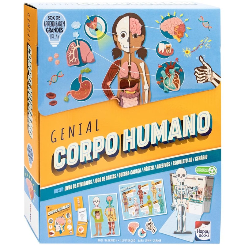 BOX DE APRENDIZAGEM - GRANDES IDEIAS: GENIAL CORPO HUMANO