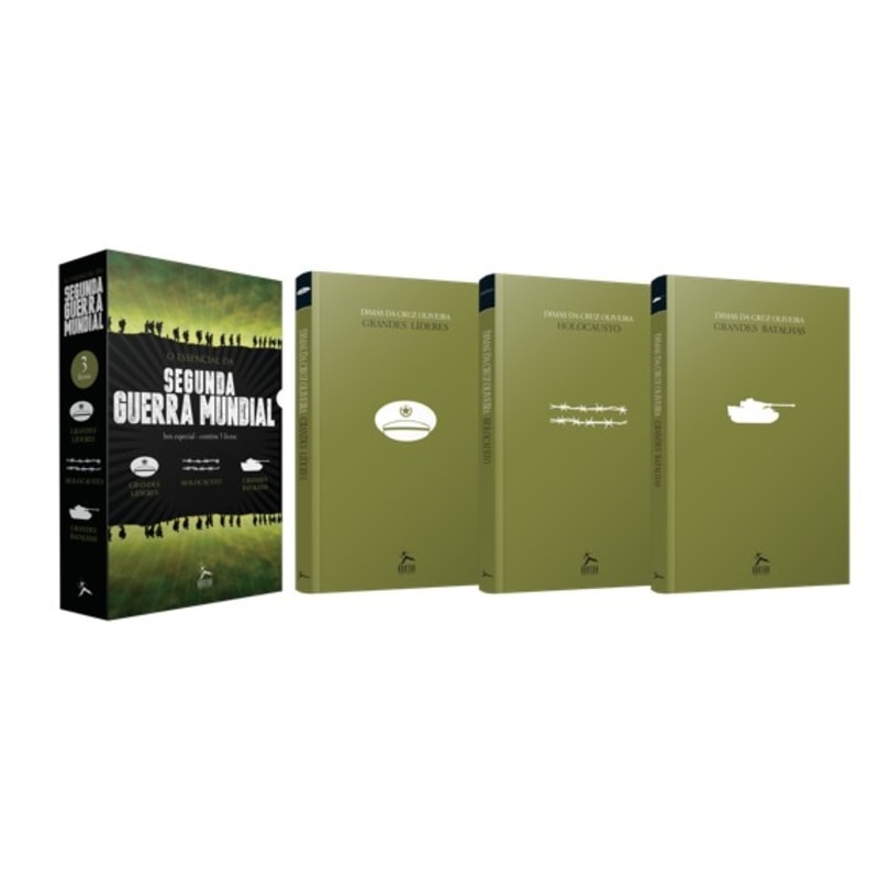 BOX DE LIVROS - O ESSENCIAL DA SEGUNDA GUERRA MUNDIAL (3 VOLUMES)