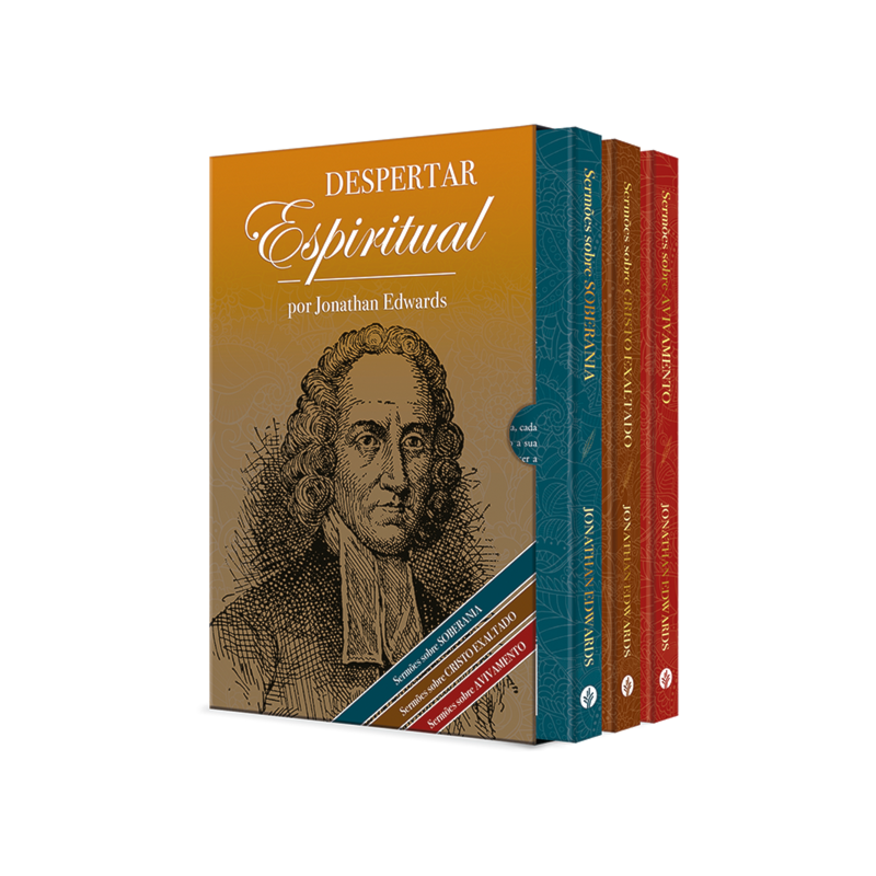 Box - Despertar espiritual - Jonathan Edwards: Um contive único e pessoal para conhecermos a Deus com todo nosso ser.