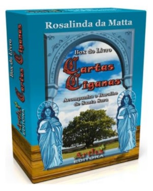 BOX DO LIVRO CARTAS CIGANAS - SANTA SARA