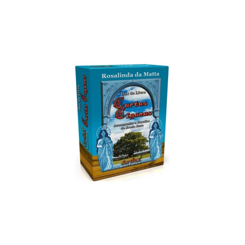 BOX DO LIVRO CARTAS CIGANAS - SANTA SARA