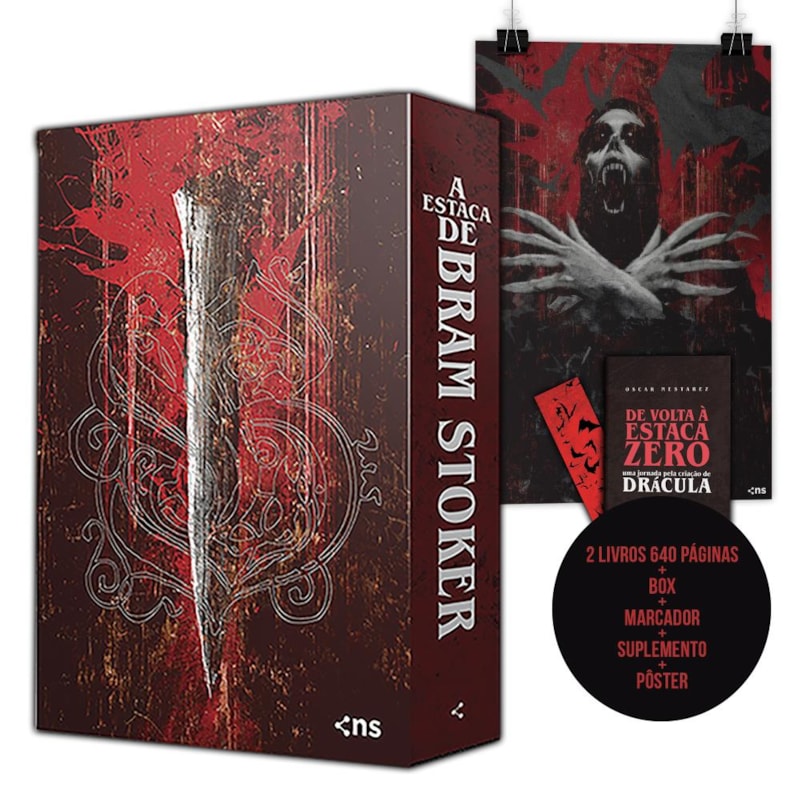 BOX DRÁCULA - A ESTACA DE BRAM STOKER
