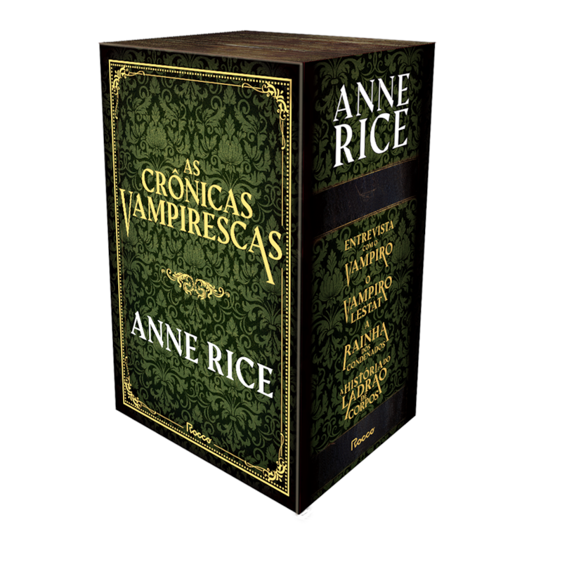 BOX ESPECIAL CRÔNICAS VAMPIRESCAS - ANNE RICE (4 LIVROS CAPA DURA)