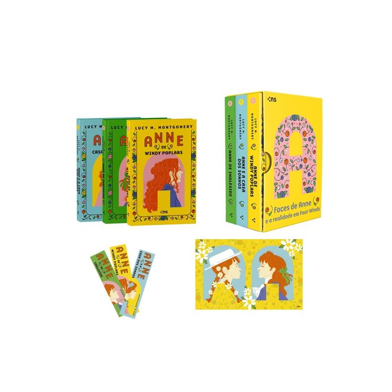 BOX FACES DE ANNE E A REALIDADE EM FOUR WINDS - EDIÇÃO DE LUXO + FITILHO + PÔSTER