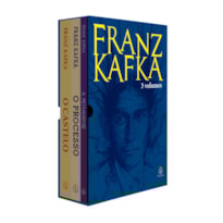 BOX FRANZ KAFKA COM 3 LIVROS, BLOCO DE ANOTAÇÕES E MARCADOR DE PÁGINAS