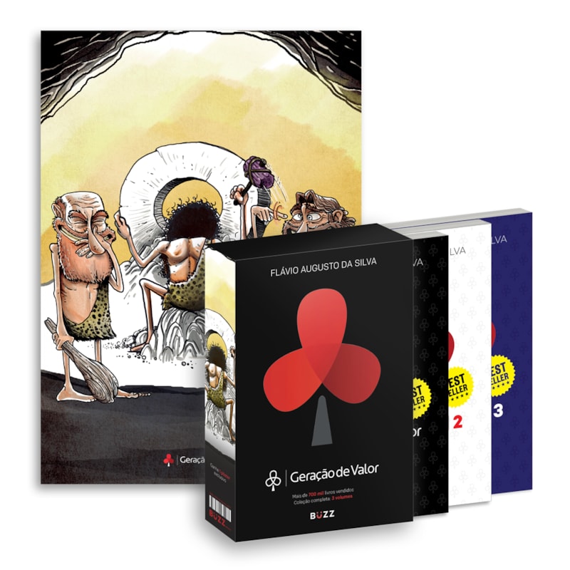 BOX GERAÇÃO DE VALOR - RODA: (VOLUMES 1, 2, 3 + PÔSTER EXCLUSIVO RODA)