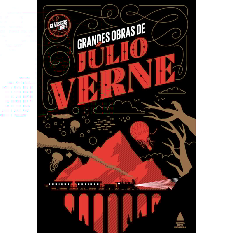 BOX GRANDES OBRAS DE JÚLIO VERNE: VINTE MIL LÉGUAS SUBMARINAS - A VOLTA AO MUNDO EM 80 DIAS - A ILHA MISTERIOSA
