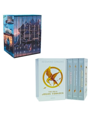 BOX HARRY POTTER + BOX JOGOS VORAZES