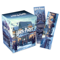 BOX HARRY POTTER SCHOLASTIC - CASTELO (CAIXA AZUL)