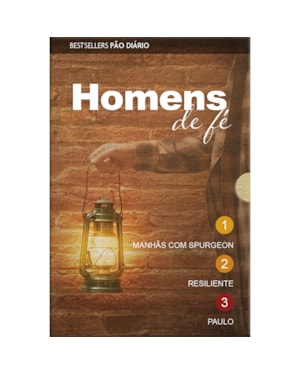 Box - homens de fé - 3 livros: CoNVIte à comunhão com Deus