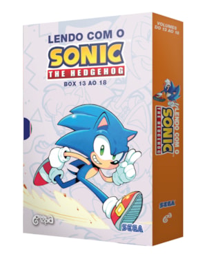 BOX: LENDO COM O SONIC - THE HEDGEHOG (VOL. 13 AO 18)