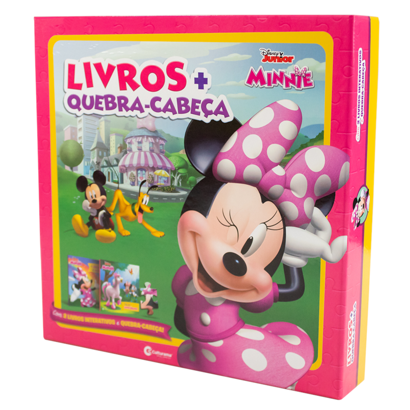 BOX LIVROS E QUEBRA-CABEÇA - MINNIE