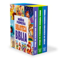 Box Minha Primeira Biblioteca da Bíblia - Coleção com 3 Livrinhos
