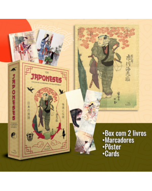 BOX MITOLOGIA JAPONESA - CONTOS DE GUERREIROS E OUTRAS HISTÓRIAS - 2 LIVROS + PÔSTER + CARDS E MARCADORES