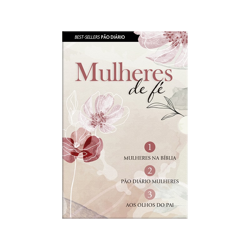 Box - Mulheres de fé - 3 livros: um box especial para elas