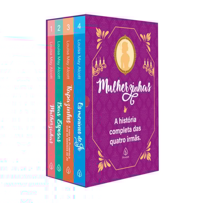 BOX MULHERZINHAS: A HISTÓRIA COMPLETA COM 4 LIVROS, BLOCO DE ANOTAÇÕES E MARCADOR DE PÁGINA: A HISTÓRIA COMPLETA