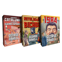 BOX - O MELHOR DE GEORGE ORWELL - 1984; A REVOLUÇÃO DOS BICHOS; HOMENAGEM À CATALUNHA E GUERRA ESPANHOLA