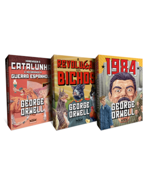 BOX - O MELHOR DE GEORGE ORWELL - 1984; A REVOLUÇÃO DOS BICHOS; HOMENAGEM À CATALUNHA E GUERRA ESPANHOLA