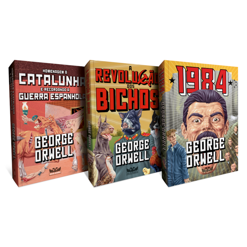 BOX - O MELHOR DE GEORGE ORWELL - 1984; A REVOLUÇÃO DOS BICHOS; HOMENAGEM À CATALUNHA E GUERRA ESPANHOLA