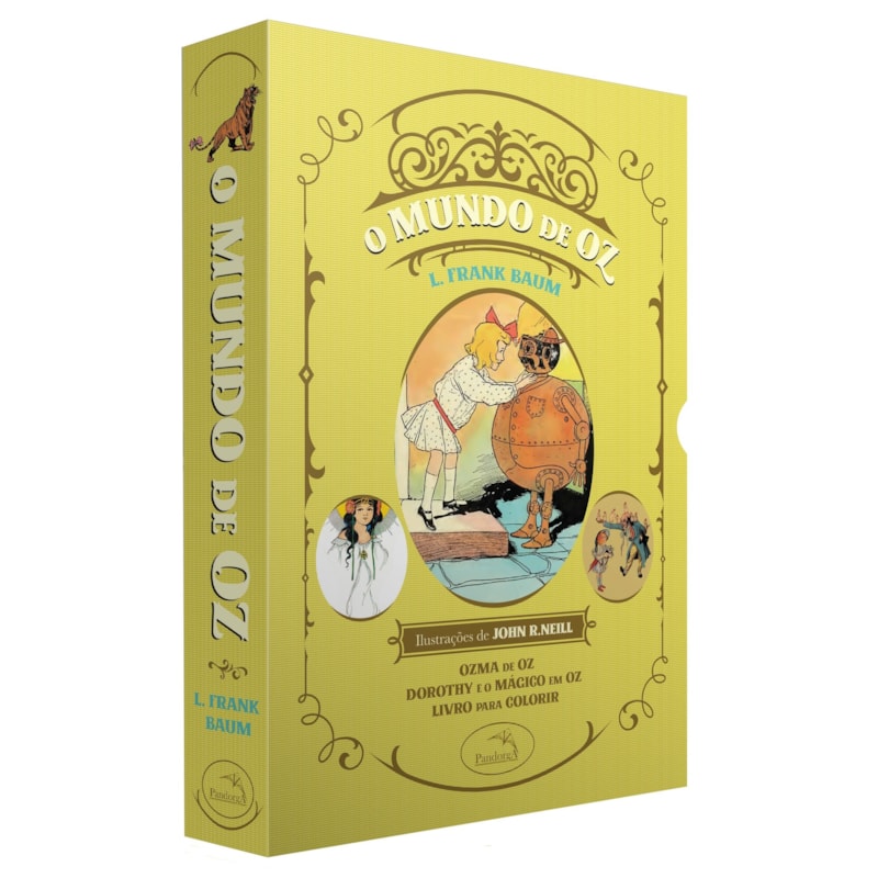 BOX O MUNDO DE OZ: OZMA DE OZ + DOROTHY E O MÁGICO EM OZ + LIVRO PARA COLORIR - (ACOMPANHA PÔSTER E MARCADORES)