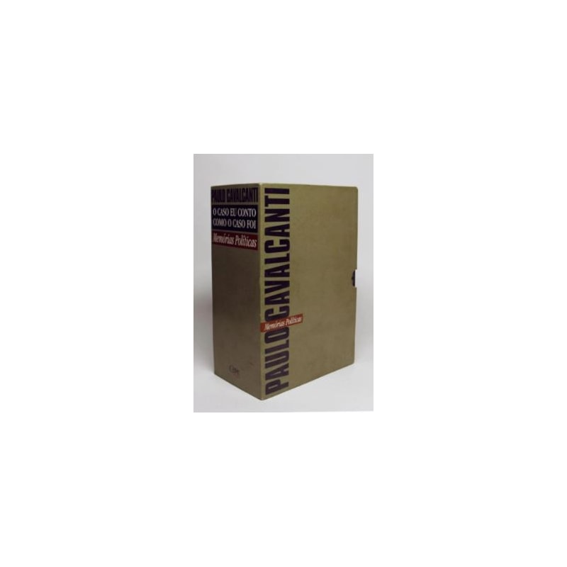 BOX PAULO CAVALCANTI - MEMORIAS POLITICAS